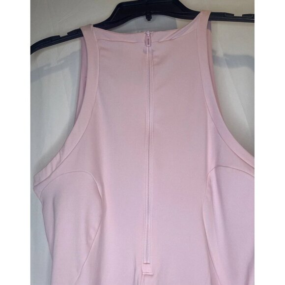 Adidas Women's Clear Pink City Break Sleeveless Mini Dress Sz L Tennis Golf - Picture 6 of 9